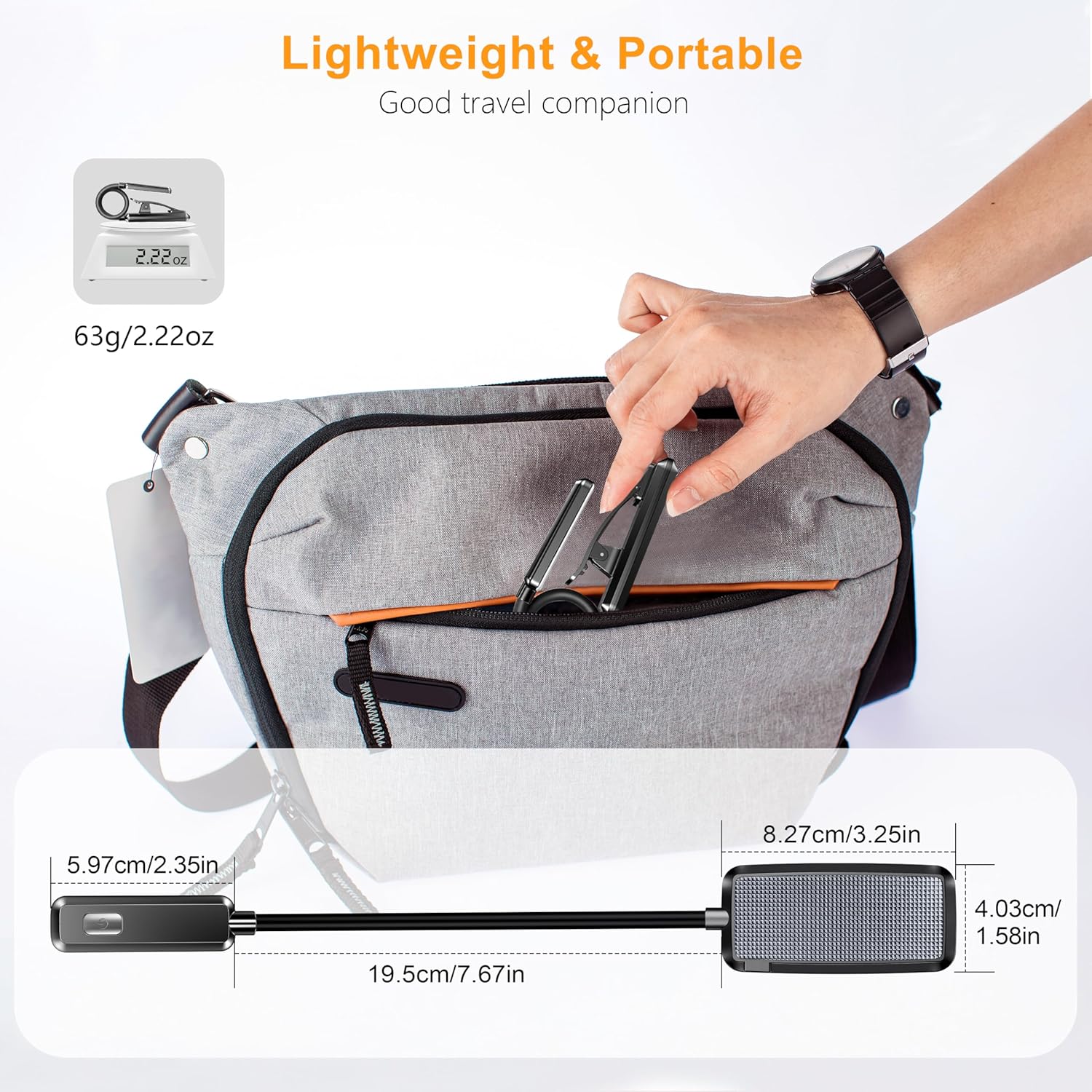 Illuminate Your Reading Experience with the 9 LED Rechargeable Book Light - Adjustable Brightness, Eye-Caring Colors, and Long-Lasting Battery Life!